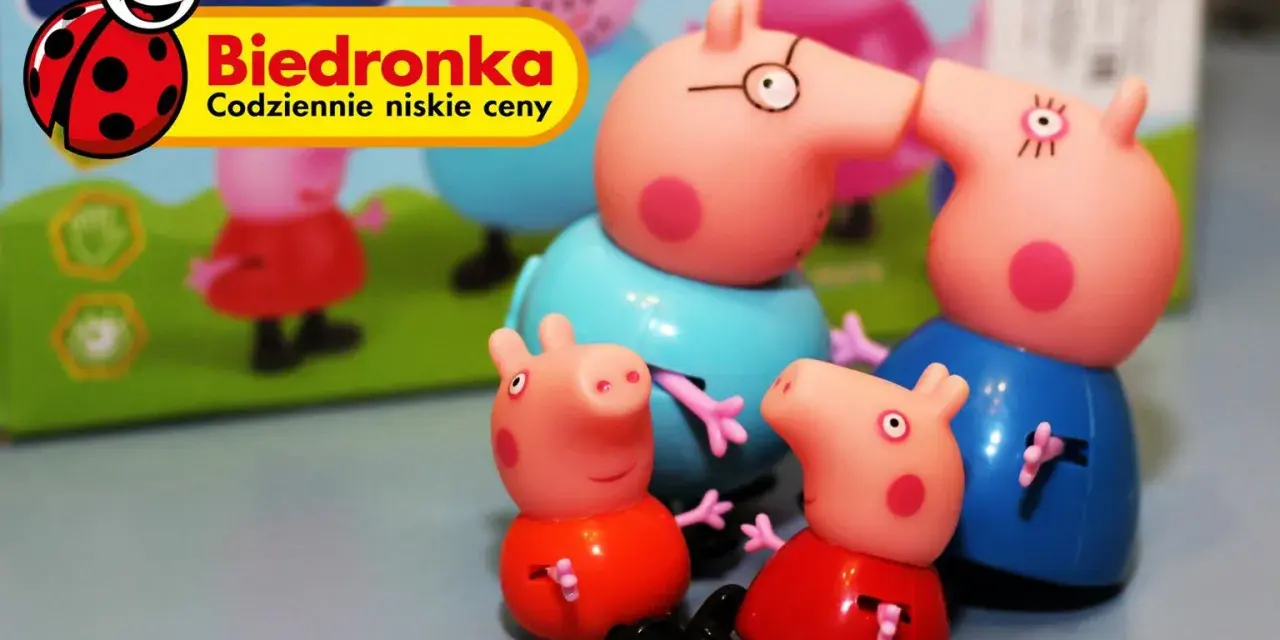 Rodzina Świnką Peppą zabawką z Biedronki. Radość dla każdego fana!